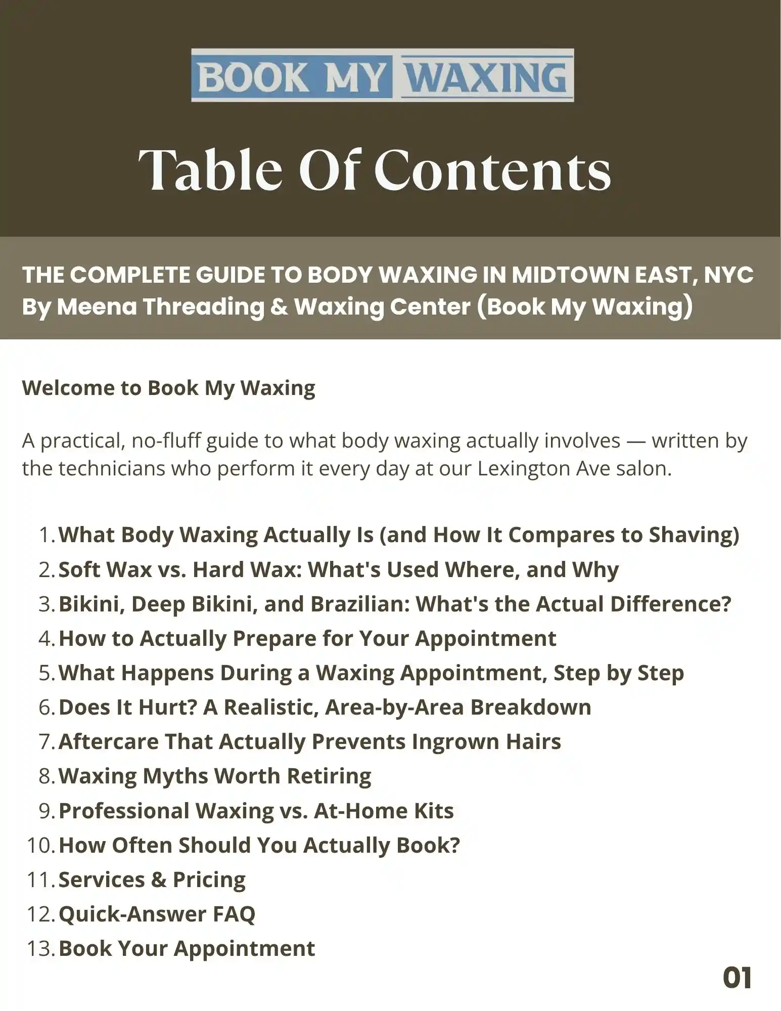Cover of The Complete Body Waxing Guide E-Book