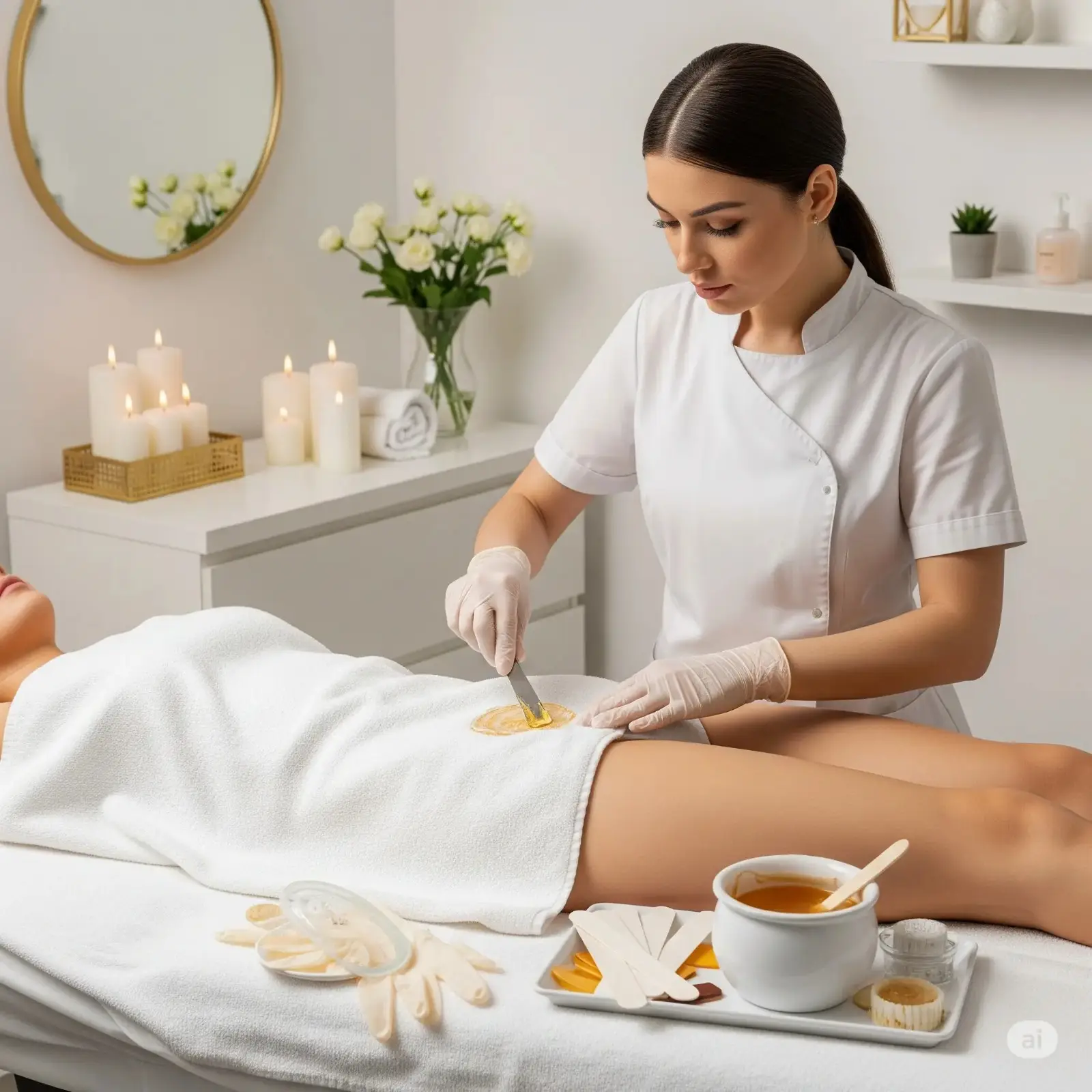 Image of Meena Threading & Waxing Center showcasing men’s premium waxing and grooming services in Midtown East, NYC.