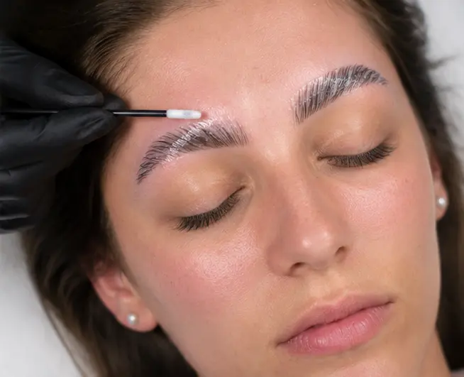 Natural brow lamination results in Midtown NYC