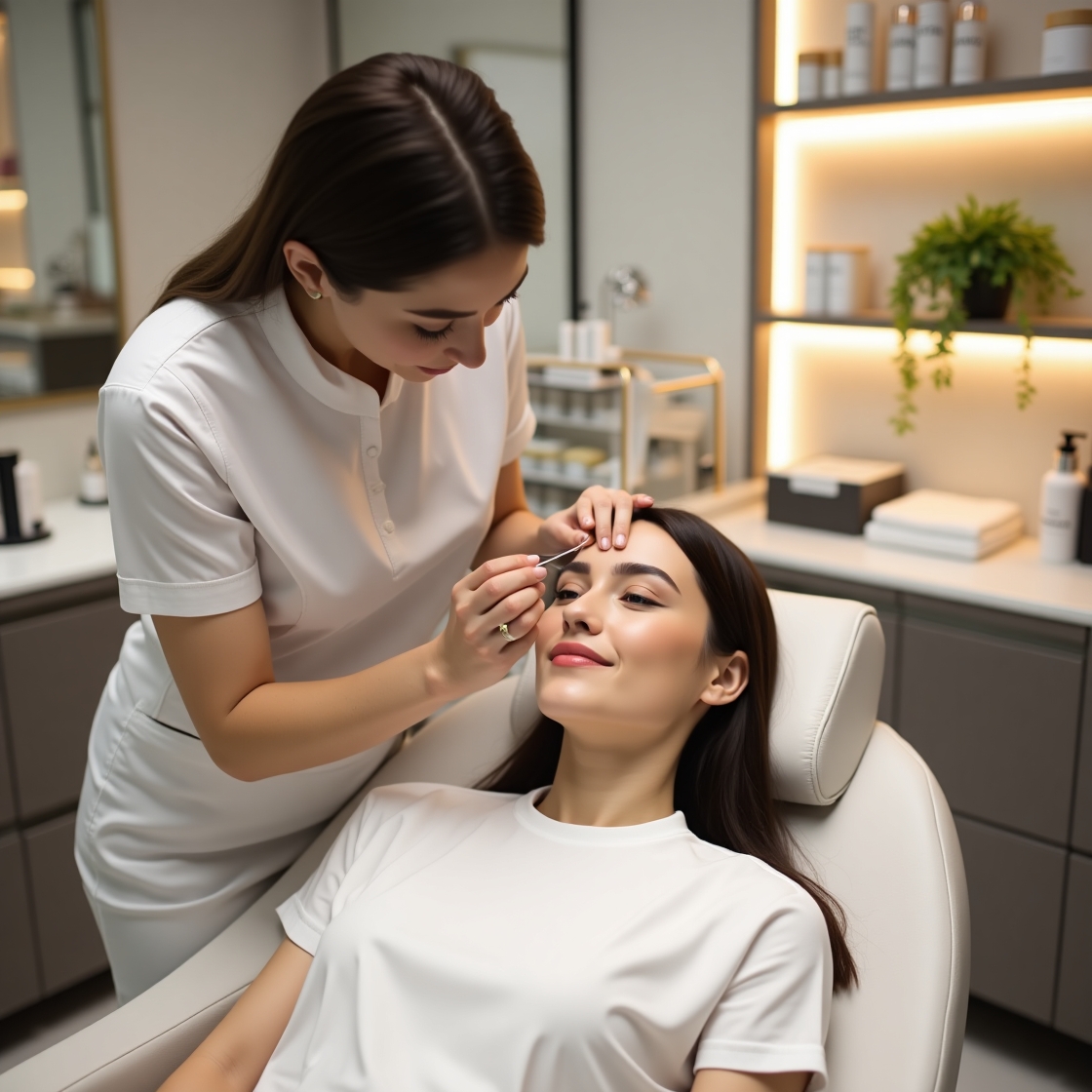 Image of Meena Threading & Waxing Center showcasing men’s premium waxing and grooming services in Midtown East, NYC.