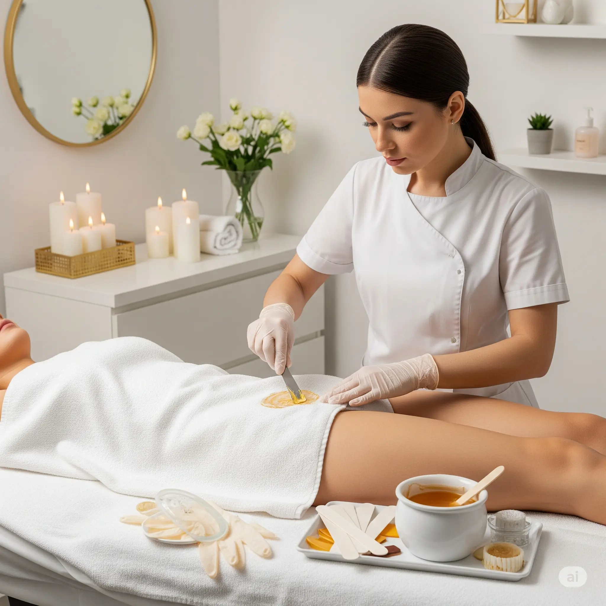 Image of Meena Threading & Waxing Center showcasing men’s premium waxing and grooming services in Midtown East, NYC.