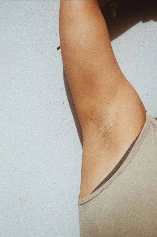 Post-wax results showing clean, irritation-free skin
